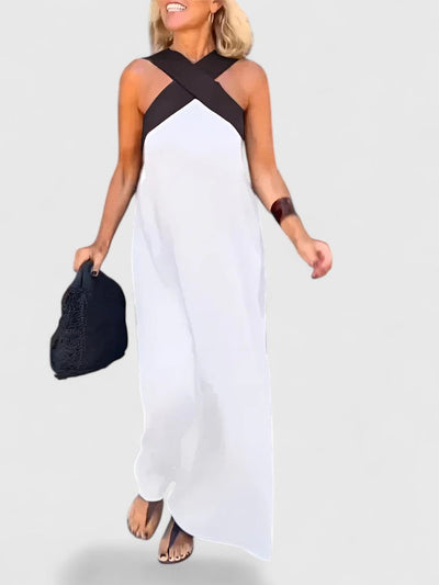 Evangeline | Elegant Crossback Dress